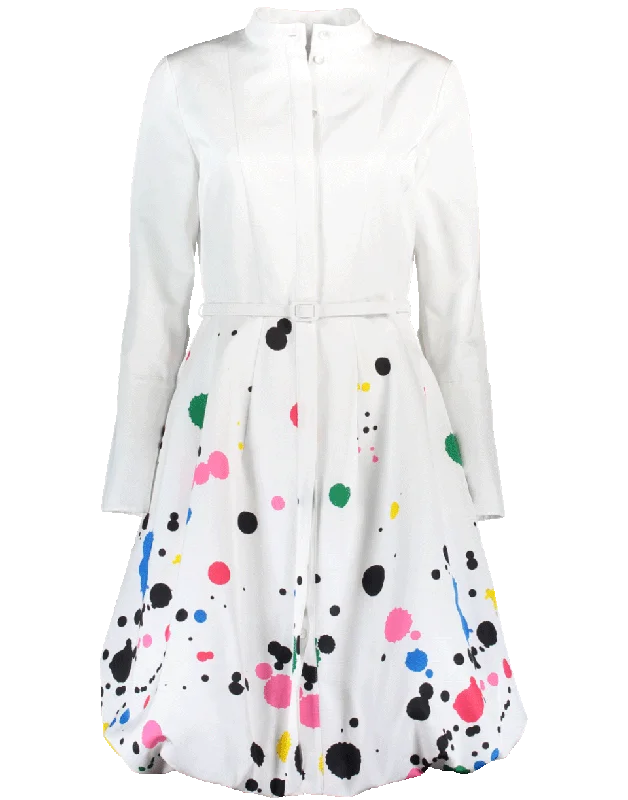 Office Dresses for Business -Paint Splatter Dress