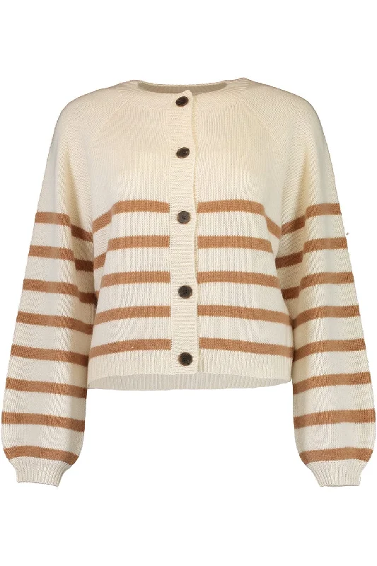 Birthday - party cardigan for a festive look -Breton Stripe Cardigan