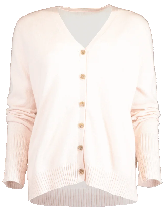 Cropped - cardigan for a trendy outfit -V-Neck Cardigan