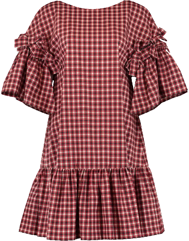 Mother's Day Dresses for Gift -Gingham Trapeze Dress