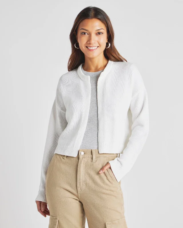 Chunky - knit cardigan for a textured look -Lily Cardigan