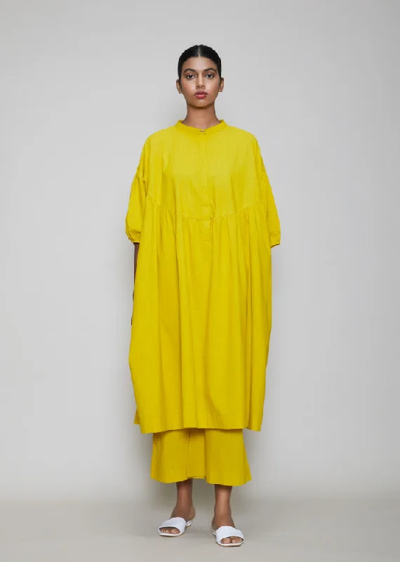 Graduation Dresses for Milestone -Acra Tunic Dress Yellow