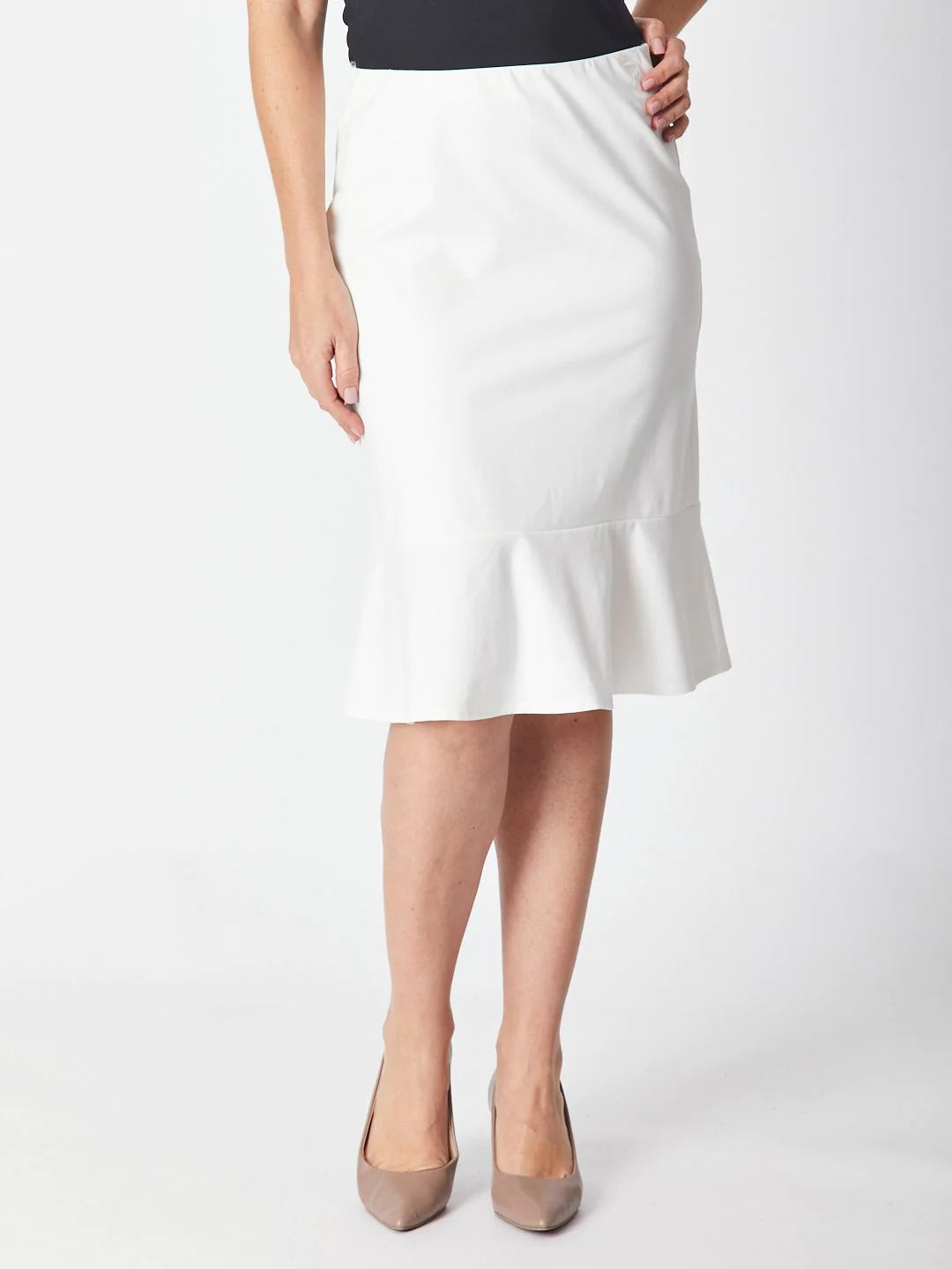 Designer maxi skirts for upscale bohemian flair -Nola Ruffle Skirt - White