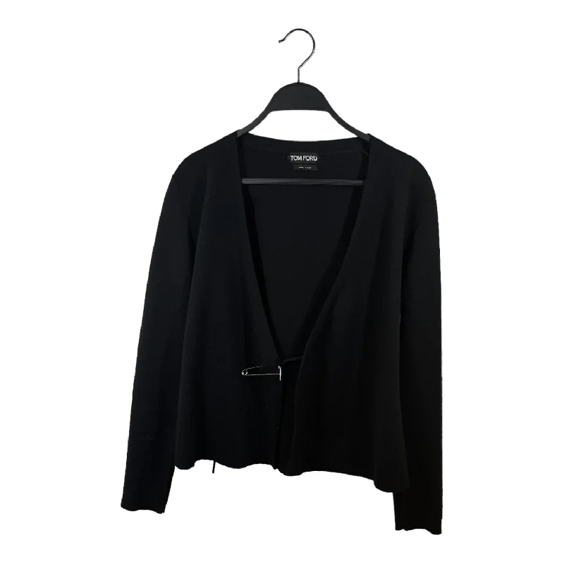 Beach - cardigan for a breezy cover - up -TOM FORD/Cardigan/S/Cotton/BLK/