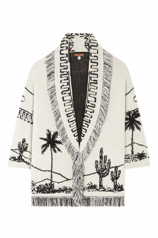 Crew - neck cardigan for a casual vibe -The Desert Road Cardigan