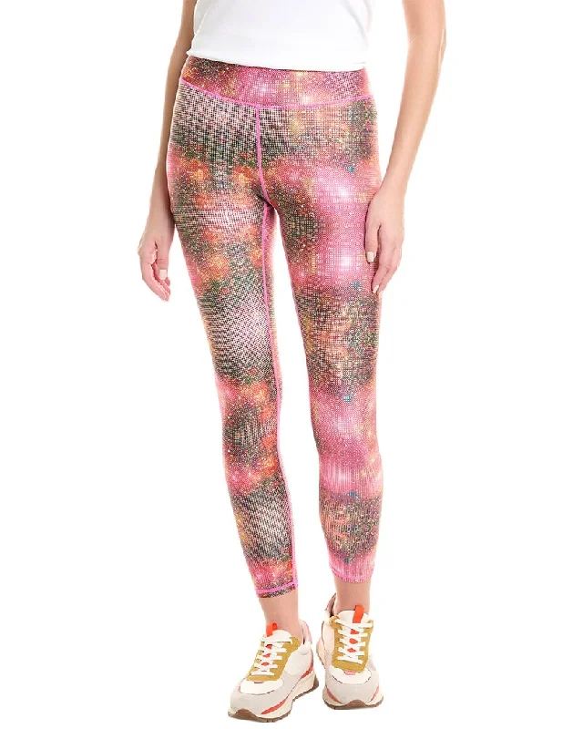 Bright colored tight trousers for women with striking hues for bold statement -Terez Hi-Shine Tall Band Legging