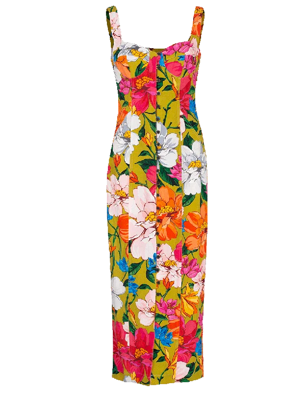 Resort Dresses for Vacation -Angelica Floral Dress