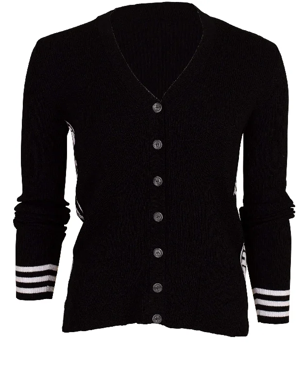 Cropped - cardigan for a trendy outfit -Industrial Knit Cardigan