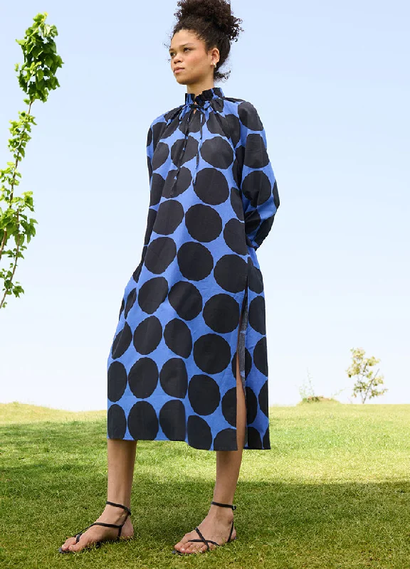 Sheath Dresses for Sophisticated -Polka Bluedaisy Dress