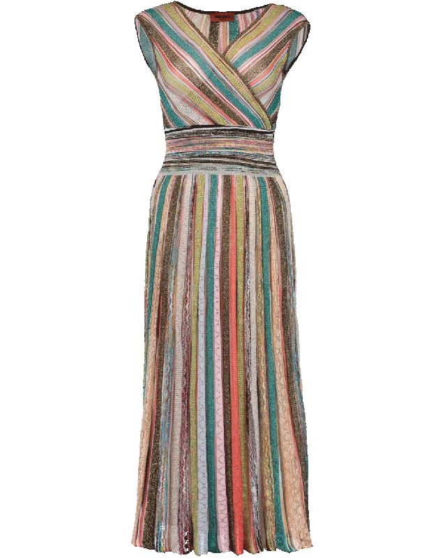 Abstract Dresses for Creative -Fitted Midi Dress