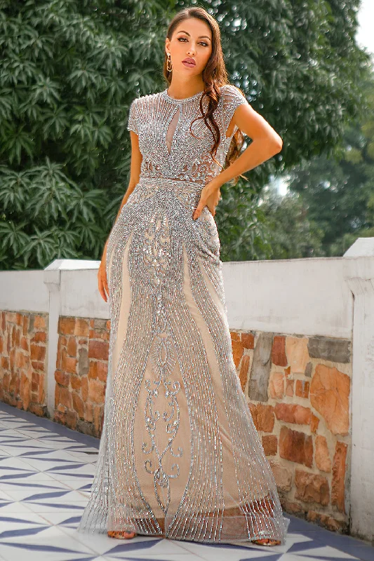 Valentine's Day Dresses for Romance -Mermaid Beaded Prom Dress