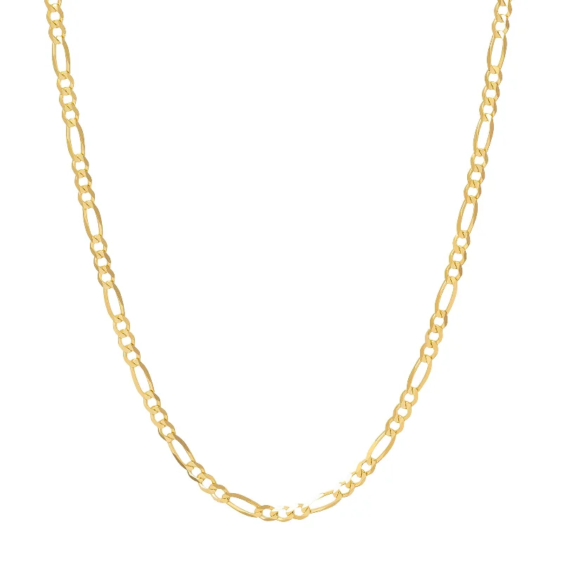 Best necklaces and pendants with minimalist pendants for a sleek, understated look-18" Figaro Chain - 3mm