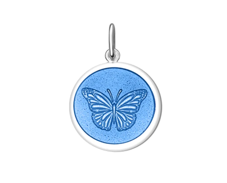 Best necklaces and pendants with infinity hearts for a romantic, eternal symbol-Butterfly Periwinkle