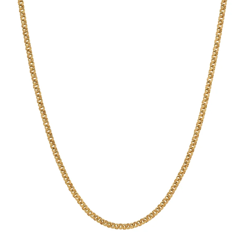 Necklaces and pendants with zodiac constellation designs for an astrological touch-20" Basic Chain - Yellow Gold