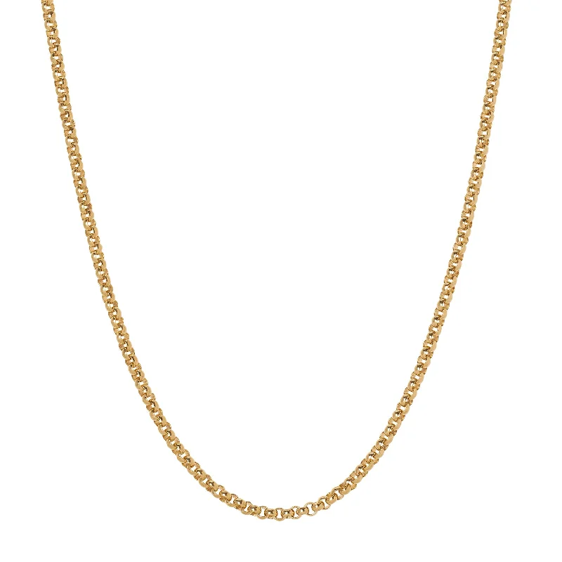 Best necklaces and pendants with seashell designs for a tropical, beachy vibe-22" Basic Chain - Yellow Gold