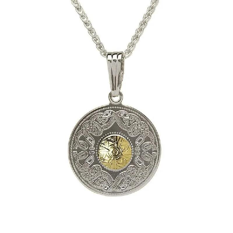 Beautiful necklaces and pendants with diamond-encrusted designs for maximum sparkle-Celtic Warrior Necklace: Symbolic Irish Strength