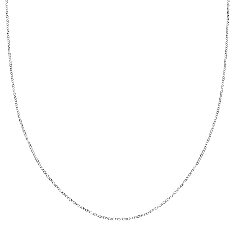 Best necklaces and pendants with gemstone clusters for a bold and colorful effect-18" Chain - White Gold