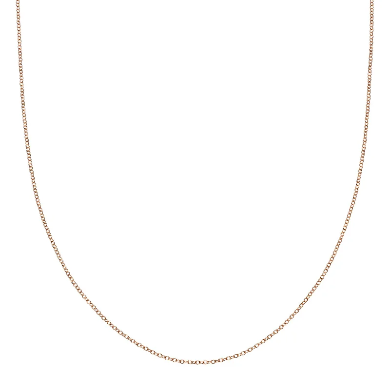 Best necklaces and pendants with heart-shaped designs for a romantic look-32" Chain - Rose Gold