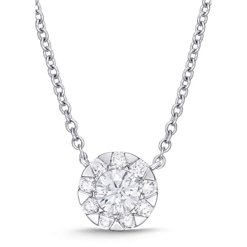 Best necklaces and pendants with butterfly pendants for a delicate, light style-MEMOIRE-BOUQUET EVERYDAY NECKLACE 1CTW APPROX. (.55 CENTER)
Bouquet Everyday Necklace 1ctw approx. (.55 center) FNBQ19318008W72000