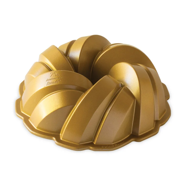 Unique necklaces and pendants with gemstones for a colorful and vibrant statement-Nordic Ware | 75th Anniversary Braided Bundt Pan