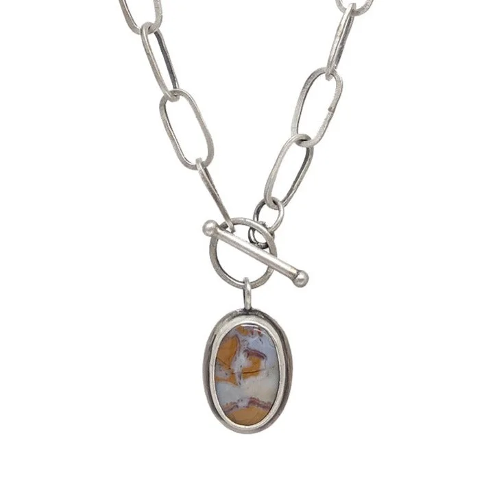 Beautiful necklaces and pendants with geometric shapes for a modern, artistic design-Jasper Stone Canyon From Central California Necklace by Ashley Procopio