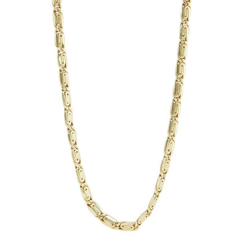 Best necklaces and pendants with intricate beadwork for a bohemian-inspired look-22" Gold Chain